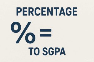 Percentage to SGPA Illustration